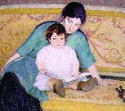 Bernhard Gutmann Mother and Baby Elizabeth France oil painting artist